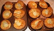 Individual Yorkshire puddings from Wikipedia