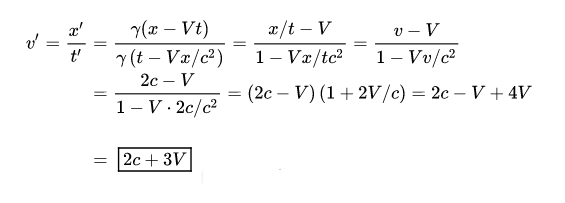 Lorentz Transformation with Numbers