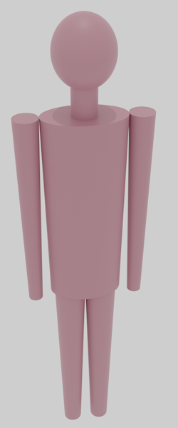 More proportionate pink body