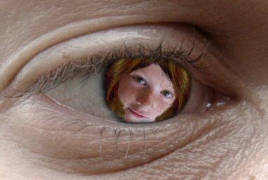 Girl in eye