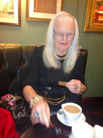 Taking tea Duke of Wellington 7th Feb 2013..jpg